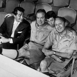 Bob Hope, Dean Martin, Jerry Lewis and Jack Benny c.1955