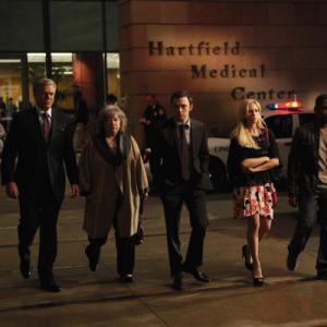 Still of Kathy Bates Christopher McDonald Brittany Snow Aml Ameen and Nate Corddry in Harrys Law 2011