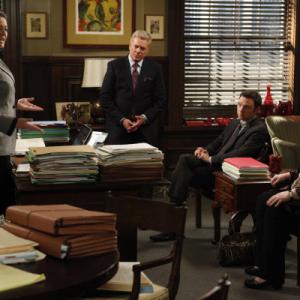 Still of Kathy Bates Christopher McDonald Camryn Manheim and Nate Corddry in Harrys Law 2011