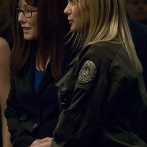 Still of Mary McDonnell and Katee Sackhoff in Battlestar Galactica 2004