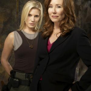 Still of Mary McDonnell and Katee Sackhoff in Battlestar Galactica 2004