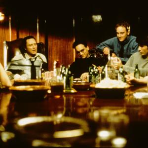 Still of Sean Patrick Flanery Jay Mohr Henry Thomas Jeremy Sisto and Johnny Galecki in Suicide Kings 1997