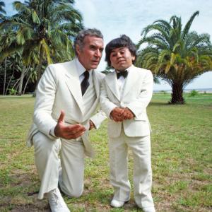 Still of Ricardo Montalban and Herv Villechaize in Fantasy Island 1977