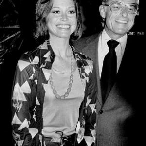 Mary Tyler Moore with husband Grant Rinker at a CBS Affiliate Party, 1974