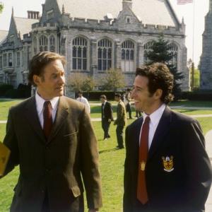 Mr. Hundert (KEVIN KLINE) and Mr. Ellerby (ROB MORROW) are colleagues at St. Benedict's.