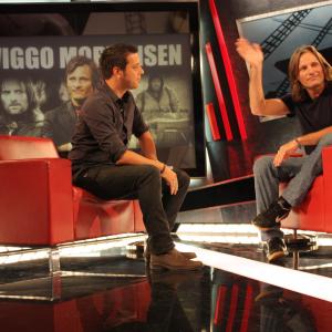 Viggo Mortensen and George Stroumboulopoulos in The Hour 2004