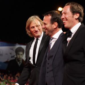 Viggo Mortensen David Oelhoffen and Reda Kateb at event of Loin des hommes 2014