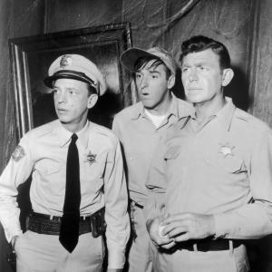 Still of Jim Nabors Andy Griffith and Don Knotts in The Andy Griffith Show 1960