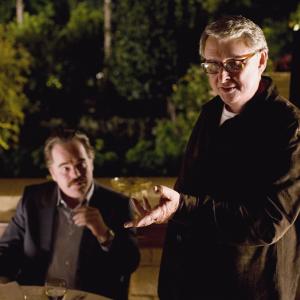 Still of Philip Seymour Hoffman and Mike Nichols in Charlie Wilsons War 2007