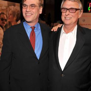 Mike Nichols and Aaron Sorkin at event of Charlie Wilson's War (2007)