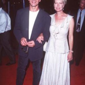 Patrick Swayze and Lisa Niemi at event of GI Jane 1997