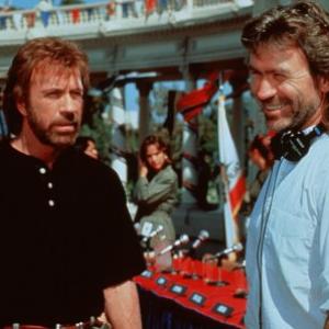 Chuck Norris and Aaron Norris in Top Dog 1995