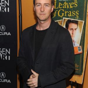Edward Norton at event of Leaves of Grass 2009
