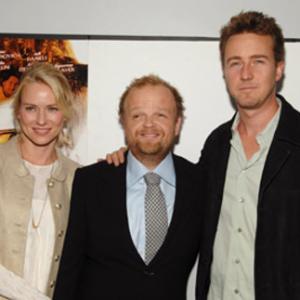 Edward Norton Toby Jones and Naomi Watts at event of Infamous 2006