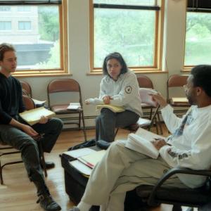 Spike Lee, Edward Norton and Rosario Dawson in 25-a valanda (2002)