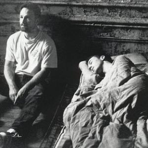 David Fincher and Edward Norton in Kovos klubas 1999