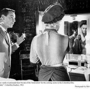 Notorious Landlady Jack Lemmon and Kim Novak in the dressing room 1962 Columbia
