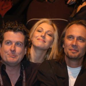 Tatum O'Neal, Michael Harris and Scott Saunders at event of The Technical Writer (2003)