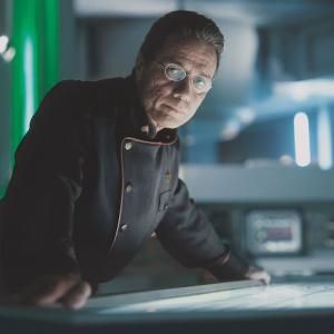 Edward James Olmos in Battlestar Galactica 2003