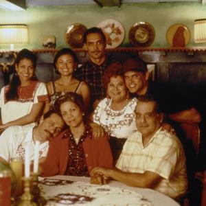 Still of Edward James Olmos and Jimmy Smits in My Family 1995
