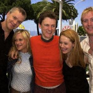 Patricia Arquette, Tim Robbins, Miranda Otto, Michel Gondry and Rhys Ifans at event of Human Nature (2001)