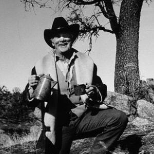 Jack Palance on his ranch 1995 Modern silver gelatin 14x11signed 600  1995 Ken Whitmore MPTV