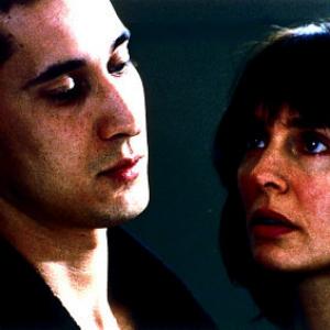 Grégoire Colin (The Actor) with Anne Parillaud (Jeanne)
