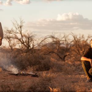 Still of Guy Pearce and Robert Pattinson in The Rover 2014