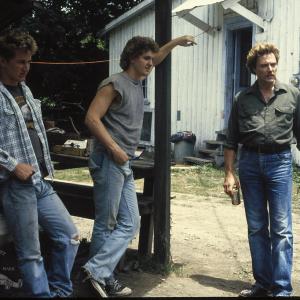 Still of Sean Penn Christopher Walken and Chris Penn in At Close Range 1986