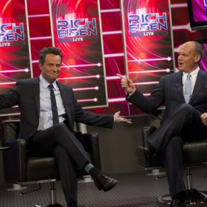 Still of Matthew Perry and Rich Eisen in Go On: Any Given Birthday (2012)