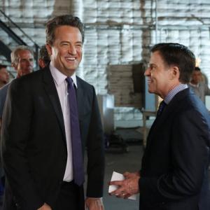 Still of Matthew Perry and Bob Costas in Go On Any Given Birthday 2012