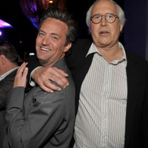 Chevy Chase and Matthew Perry