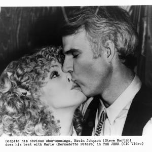 Still of Steve Martin and Bernadette Peters in The Jerk 1979
