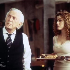 Still of Kirk Douglas and Bernadette Peters in It Runs in the Family (2003)