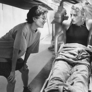 Lori Petty and Rachel Talalay in Tank Girl (1995)