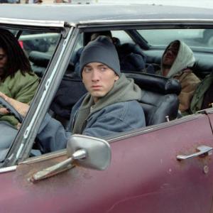Still of Mekhi Phifer, Eminem, Evan Jones and De'Angelo Wilson in 8 mylia (2002)