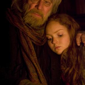 Still of Christopher Plummer and Lily Cole in The Imaginarium of Doctor Parnassus (2009)
