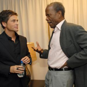 Rob Lowe and Sidney Poitier