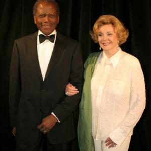 Sidney Poitier and Barbara Marx
