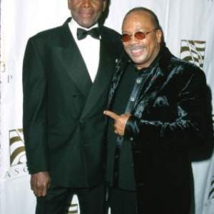 Sidney Poitier and Quincy Jones