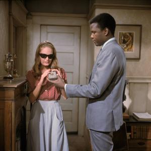 Still of Sidney Poitier and Elizabeth Hartman in A Patch of Blue 1965