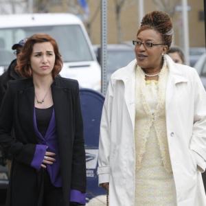 Still of CCH Pounder and Allison Scagliotti in Warehouse 13 2009