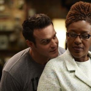 Still of CCH Pounder and Eddie McClintock in Warehouse 13 2009