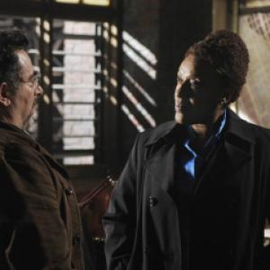Still of CCH Pounder and Saul Rubinek in Warehouse 13 2009