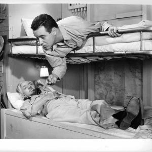 Still of Jack Lemmon and William Powell in Mister Roberts 1955