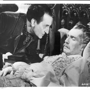 Still of Vincent Price and Basil Rathbone in Tales of Terror 1962