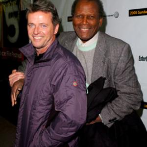 Sidney Poitier and Aidan Quinn at event of Nine Lives 2005