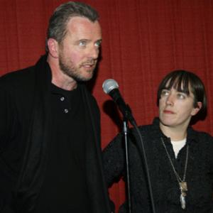 Aidan Quinn and Aisling Walsh at event of Song for a Raggy Boy (2003)