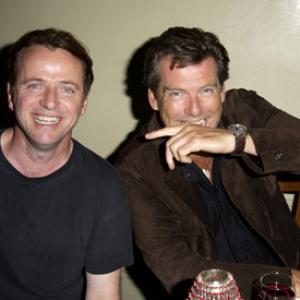 Pierce Brosnan and Aidan Quinn at event of White Oleander (2002)