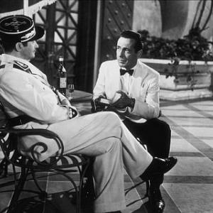 Casablanca Claude Rains and Humphrey Bogart 1942 Warner Bros